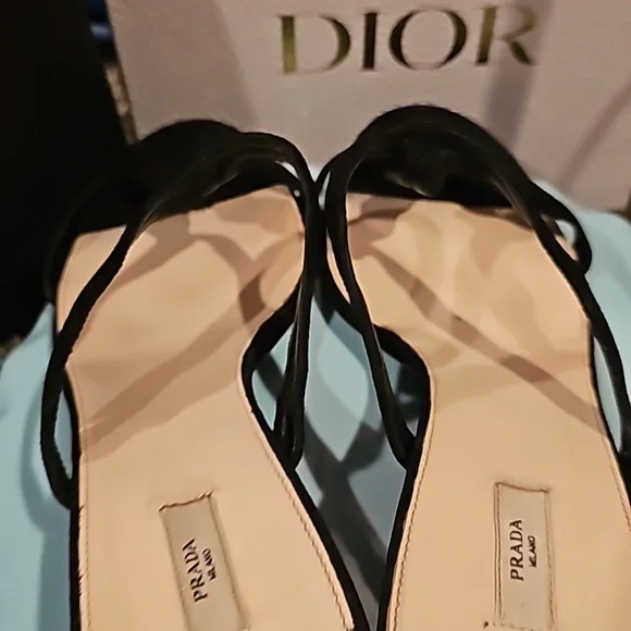 PRADA Strappy Sandal Heels - Size 41 - Picture 5 of 5
